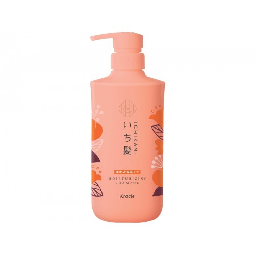KANEBO嘉娜宝 KRACIE肌美精 ICHIKAMI 浓密保湿洗发水护发素套装 480ml+480g 新版